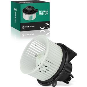 Front Side HVAC Blower Motor Assembly for Chevrolet Silverado 1500 2500 3500 Traverse GMC Sierra Acadia Buick Enclave Saturn Outlook, Without ATC, Front Side, Without Automatic Temperature Control