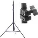 7ft Photography Light Stand – Upgraded 32.5" Ultra-Wide Base for Maximum Stability, Reinforced 3-Rivet Metal Alloy Tripod for Ring Light, Softbox, VR Base Station, 11lbs Load (1-Pack)