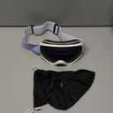 Giro Moxie Ski Goggles - Snowboard Goggles for Women & Youth - 2 Lenses Included - Anti-Fog - OTG (Over Glasses) (One Size, White Stacked)