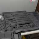 OEDRO Floor Mats Cargo Liner Fit for 2013-2024 Toyota 4Runner 5-Seater, Custom Fit TPE All Weather Floor Liners Trunk Mat with Backrest Mat for 4Runner Accessories, Car Mat Full Set, Black