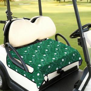 Golf Cart Seat Covers Winter Plush Universal Seat Towel Blanket with Soft Plush Surface for 2 Person Seats Golf Cart Accessories, 49.7"x 28.8"