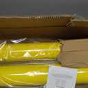 VEVOR Safety Bollard, 48 Inch Height Bollard Post, 4.5 Inch Diameter Steel Pipe Safety Bollard Post, Yellow Steel Bollard, Steel Safety Bollard with 8 Anchor Bolts, Perfect for Traffic-Sensitive Area