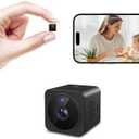 YISPK Hidden Camera Spy Camera,1080P HD Mini Nanny Cam for Home/Office with Night Vision, App Control WiFi Indoor Security Cameras, Motion Detection,Wireless Remote Viewing Cam