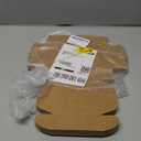 Sdootjewelry Small Kraft Gift Box, 30 Packs 4.13''4.13''1.57'' Mini Brown Kraft Paper Box Cardboard Ring Earring Jewelry Boxes