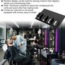 2Pcs Clipper Holders for Barbers, Barber Clipper Organizer, Hair Trimmer Storage Rack (Wall Mount)