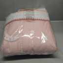 The Peanutshell 4 Piece Organic Cotton Baby Crib Bedding Set for Girls - Newborn, Infant & Toddler Nursery Bed Set Decor with Two Crib Sheets, Dust Ruffle Comforter - Safari Oasis