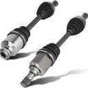 Pair (2) Front CV Axle Shaft Assembly for Mazda 3 2.3L 2005(From 01/06/2005) for 2006-2013 2.3L (Manual Trans Only), for Mazda 5 2006-2010 & 2012-2015 (Manual Trans Only) 2.3L 2.5L