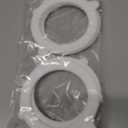 Outus 8 Pieces 3.75 Inches Silicone Jar Gaskets Replacement Silicone Seals Airtight Gasket Sealing Rings for Regular Mouth Canning Jar(White)