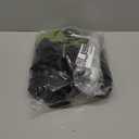 Laelfe 12 PCS Artificial Flowers Black Roses, Fake Silk Flower Long Stem Artificial Rose for Halloween Home Wedding Party Decorations(Black)