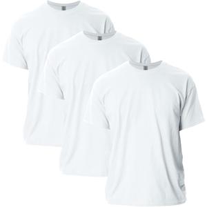 Gildan Adult Ultra Cotton T-Shirt, Style G2000, Multipack (White, M)