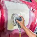 Dura-Gold Premium 6" Gold PSA Sanding Discs - 320 Grit, Box of 50 - Self Adhesive Stickyback Sandpaper for DA Sander, Finishing Coarse-Cut Abrasive - Sand Automotive Car Paint, Woodworking Wood, Metal