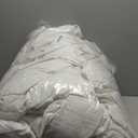 Serta Goose Feather Down Fiber Cotton Comforter Queen Size - 100% Cotton Duvet Insert - Hotel Luxury Hypoallergenic Bedding Comforter All Season Medium Warmth 90 x 90 Inch White