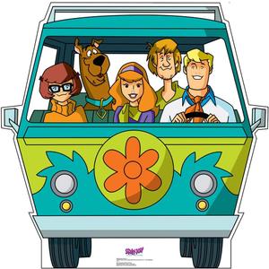 Cardboard People Mystery Machine Life Size Cardboard Cutout Standup - Scooby-Doo! Mystery Incorporated