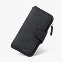 CLUCI Women Wallet Leather RFID Blocking Designer Trifold Card Holder Ladies Clutch with ID Window