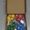 40Pcs Balls Cake Toppers Pearl Foam Ball Cake Picks Mini Balloon Cupcake Toppers Insert Bubble Balls DIY Decoration for Kids Baby Shower Birthday Party Wedding Supplie Anniversary Decorations (Red Blue Yellow Green)