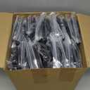 Hoteam 100 Pack Headphones for Classroom Bulk Students Adjustable Headphones Wired Pack Black Over The Head Earphones with 3.5 mm Plug for School Library Museums Charity Donate(Black)