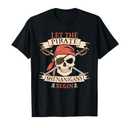 Let The Pirate Shenanigans Begin Halloween Skull Bandana Boy T-Shirt L