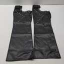 Roma Women's 1pc Studded Leatherette Chap Medium/Large