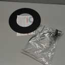 Recessed Can Light Conversion Kit for 5" and 6" Ceiling Fixtures - Pendant/Hanging Light Upgrade, Compatible with Ceiling Fans, Includes 7" Flat Steel Medallion, Black Finish