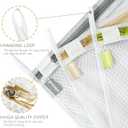 5 Pack Mesh Laundry Bags for Delicates, (2L+2M+S) Washing Machine Wash Bags, Reusable and Durable Mesh Wash Bags for Blouse, Hosiery, Underwear, Bra, Lingerie Baby Clothes