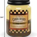 Candleberry Candles | Strong Fragrances for Home | Hand Poured in The USA | Highly Scented | 135 Hour Burn Time | Large Jar (Bourbon Roasted Pecans)