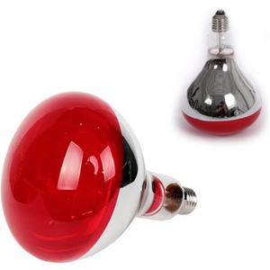 2 Pack 275W Infrared Heat Therapy Bulb E26 Heating Lamp for Back Neck Body Pain Relief, Heat Light Bulb for Chickens, 110V Red Heat Lamp Bulb for Brooder, Pet, Bathroom Light Therapy Use