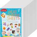 Auihiay 25 Pieces Shrink Plastic Sheets, Shrink Films Papers, Shrinky Art for Creative Handicrafts, Halloween and Christmas Ornaments (7.9 X 5.7 inch)