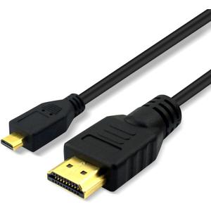 CBUS 10ft HDMI to Micro HDMI Cable for GoPro Hero, Canon EOS M50 M5 M6 M100 Panasonic LUMIX ZS200 G85 GX850 FZ80 ZS70 LX10 GX85 FZ300 G7 GX8 GX9 ZS100, Sony a6400 a6300 RX0 a9, a7 III, a7R III, a7S II