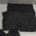 3 Pack Leggings for Women-No See-Through High Waisted Tummy Control Yoga Pants Workout Running Legging, Large-X-Large, Black