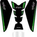 TZMAPU Compatible 400 Tank Pad,Motorcycle Tank Protector,Non-slip Fuel Tank Sticker Kit Rubber Protective Pads 400 Accessories(Green)