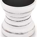 Farmhouse Rustic Wood Candle Holder, Holder for Special Ocassion, Home Dcor, Ideal Gifts, Wedding, Parties Decorations, Candle Stick Holders (4" X 4" X 4" Inches)