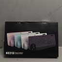 Wireless Keyboard and Mouse Combo - Full-Sized Ergonomic Keyboard with Wrist Rest, Phone Holder, Sleep Mode, Silent 2.4GHz Cordless Keyboard Mouse Combo for Computer, Laptop, PC, Mac, Windows -Trueque (1 PACK, Black)