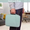 9-11 Inch Tablet Carrying Case, Padded Sleeve Bag for iPad Pro 11-in (M4), iPad 10.9 (10th Gen), iPad Air 11-in (M2), Galaxy Tab S8/S9 (PU-Mint Green11)