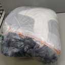 Homemate Electric Heated Blanket Queen Size - 84"x90" Heating Blanket Queen Size Dual Control 1/2/4/6/8 Hours Auto-Off 10 Heat Level Over-Heat Protection Flannel Sherpa ETL Certification (Light Grey)