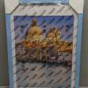 wyooxoo 12x18 Picture Frame Made of Solid Wood Blue Photo Frames Display Pictures 11x14 with Mat or 12x18 Without Mat Colorful Frame For Horizontal Vertical Wall Mounting