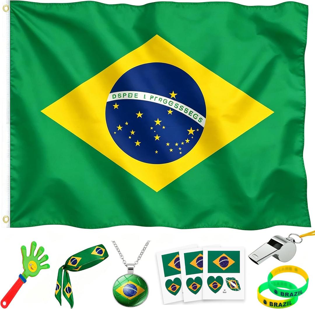 2026 World Cup Fan Accessories Kit, 7 PCS World Soccer Sport Cup Gear Set, World Cup Merchandise for Soccer Party Decorations, Stadium Events, Watch Party, Home Cheering