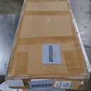 Feonase Floating Bed Frame Twin with Led Lights and Charging Station, Wood Full Size Bed Frame with Storage Headboard, Heavy Duty Metal Slats, No Box Spring Needed, Easy Assembly,Walnut