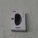 Logitech B100 Wired Mouse for Computer and Laptop, USB Corded Mouse, Right or Left Hand Use - Black
