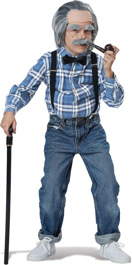California Costumes Old Man Kit - Child, Assorted