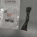 TOYOUTHS Boho Bracelet Compatible with Apple Watch Band 49/46/45/44/42mm Women, Beaded Slim Elastic Western Stretchy Solo Loop Dressy Nylon Strap for iWatch Series 10/9/Ultra/SE/8/7/6/5/4/3/2/1, XS