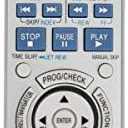 EUR7659YKO Replacement Remote Control Applicable for Panasonic DVD Recorder DMR-ES15 DMR-ES30V DMR-E35V DMR-ES10