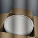 3 Tier Round Nightstand with Drawer, White Round Side Table Small Plastic Storage End Table Suitable for Bedroom, Living Room, Bathroom