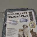 Fostanfly Washable Pee Pads for Dogs, 2 Pack 28''x34'' Large Ultra-Absorbent and Leak-Proof Non-Slip Reusable Potty Training Pads for Dogs, Puppy, Potty Buddy and Cats of Add 8 Lanyards (Gray)