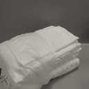 Alusa Home Ultra Soft & Stylish 700 GSM Luxury Bath Towels - 100% Zero-Twist, Long-Staple Cotton - Remarkably Absorbent & Quick Drying - 6 Piece Towel Set (White)