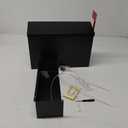 Wall Mount Mailbox for Outside with Flag, Galvanized Steel Mail Box for Post Outdoor, Large Capacity Rust-Proof Metal Postbox for House and Office, with 3 Sets Mailbox Numbers, 14.2"x9.5"x4" Black