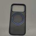 TORRAS 360 Magnetic Stand for iPhone 17 Pro Case, Ostand 3.0 [Fit for MagSafe][4X Mil-Grade Shockproof] Rotatable Kickstand Protective Cover, Camera Control Button, Translucent Deep Blue, O3 Fitness