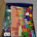 hand2mind MathLink Cubes Numberblocks 1-10 Activity Set, 30 Preschool Learning Activities, Counting Blocks, Linking Cubes, Educational Toys for Kids, Number Games, Math Manipulatives Kindergarten