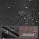 ULTCOVER Waterproof 600D Polyester Square Hot Tub Cover Outdoor SPA Covers 72 x 72 inch Black