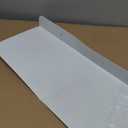 Metal Kitchen Refrigerator Gap Partition Countertop Gap Extension Board, Refrigerator Side Partition, Gap Covers Between Countertop And Walls, No Drill (White, 23.62 * 7.87inch)