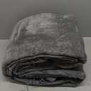 Sealy Electric Blanket King, Flannel Heated Blanket King Size with 10 Heating Levels & 1-12 Hours Auto Shut Off, Machine Washable, Light Grey, 100 x 90 Inch